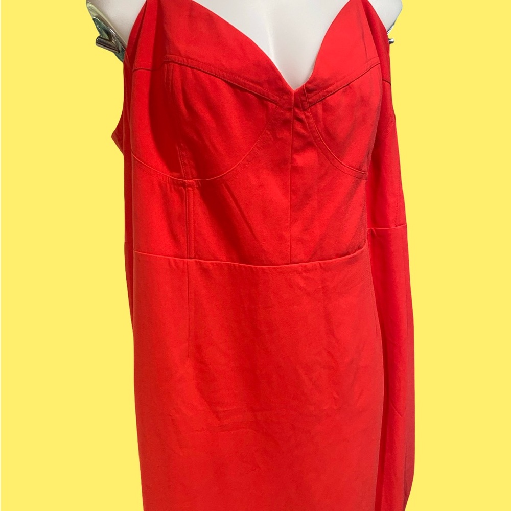 Stunning Red Strapless Dress